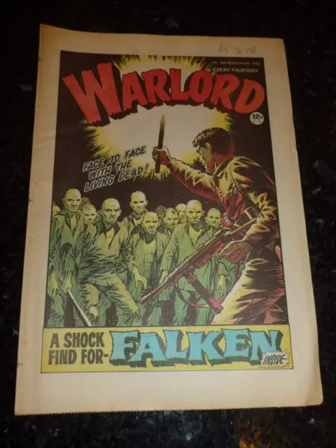 WARLORD Comic - Issue 389 - Date 06/03/1982 - UK Paper Comic