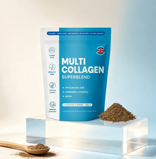 Genuinine GENUINE ELEVATE MULTI Collagen Super blend Chocolate 220g New Sealed ...