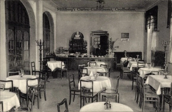 Ak Großbothen Grimma in Sachsen, Mühlberg's Garten Etablissement,... - 10416881