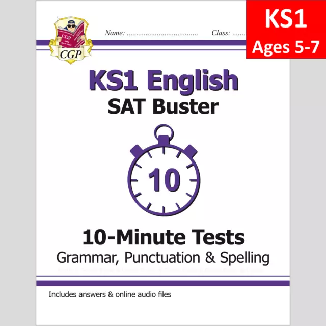 KS1 SAT Buster 10 Minute Tests English with Answer Ages 5-7 CGP