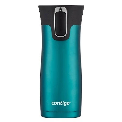 Contigo 16oz AutoSeal West Loop Stainless Steel Travel Mug - Spirulina