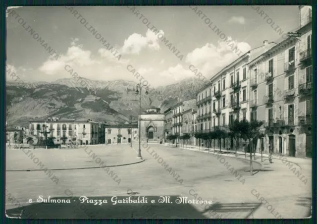 L'Aquila Sulmona STRAPPINO Foto FG cartolina KV9022