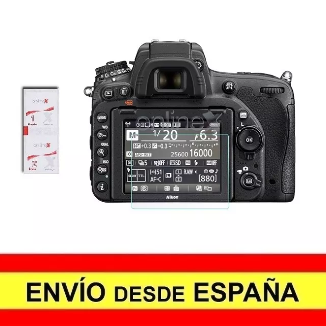 Cristal Templado para NIKON D6100 / D850 / D750 / D610 Protector a1435 nt