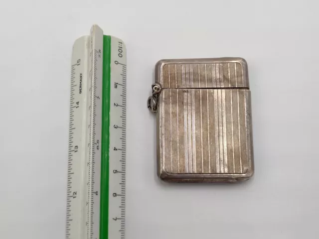 Ancien briquet FLAMIDOR en argent massif poinçon tête de sanglier 800/1000