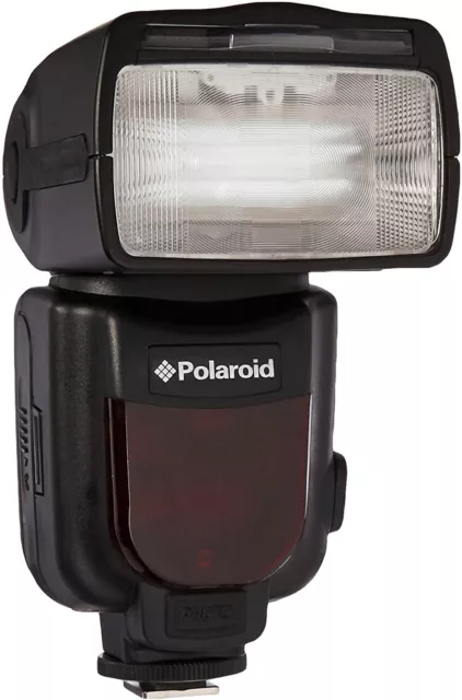 Polaroid Wireless TTL Auto Power Zoom Bounce and Swivel Flash PL190 for NIKON