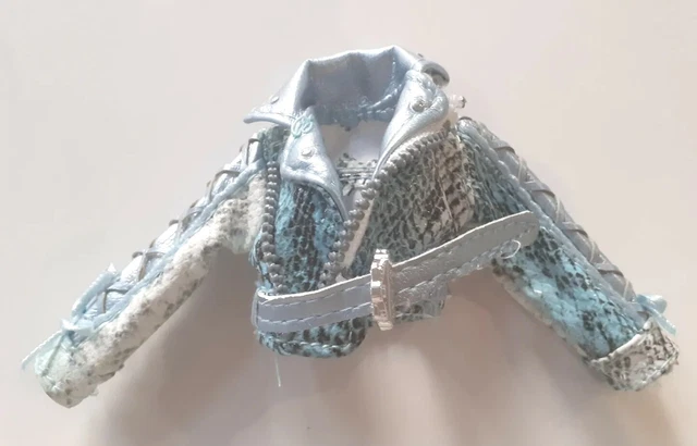 Rainbow High Dolls Clothes. Gabriella Icely Series 3 Fab Snakeskin Jacket. NEW!!
