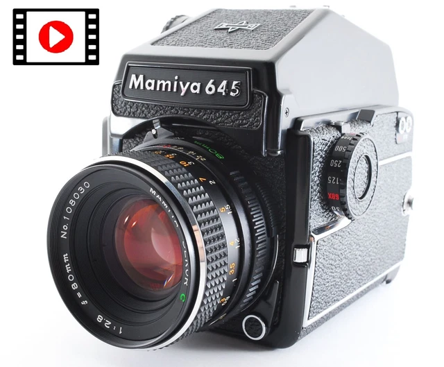 【NEAR MINT】 Mamiya M645 1000S Camera Body PD Finder SEKOR C 80mm F2.8 Lens JAPAN