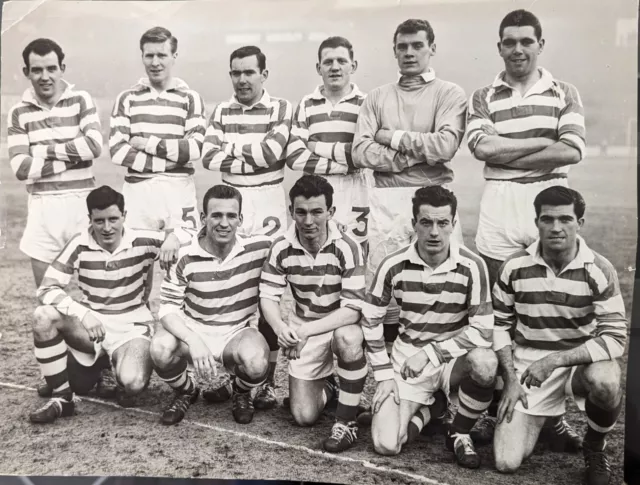 1960/61 Celtic FC Team Press Photo