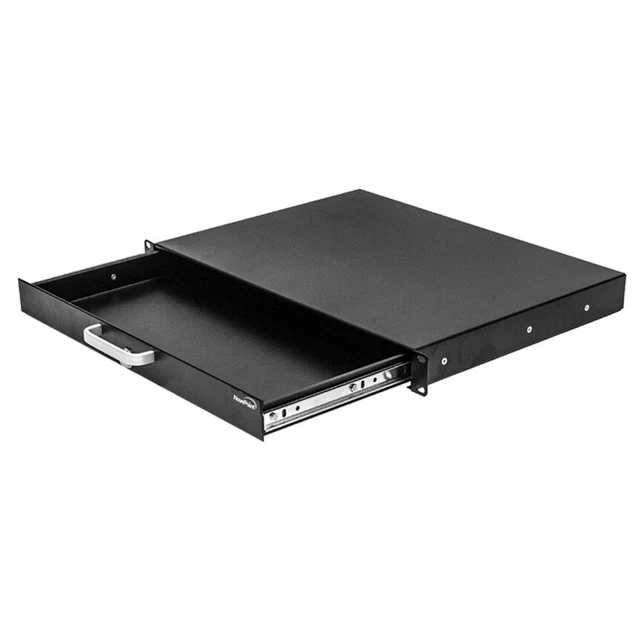 Server Cabinet Case 19" Rack Mount DJ Locking Lockable Deep Drawer with Key 1U
