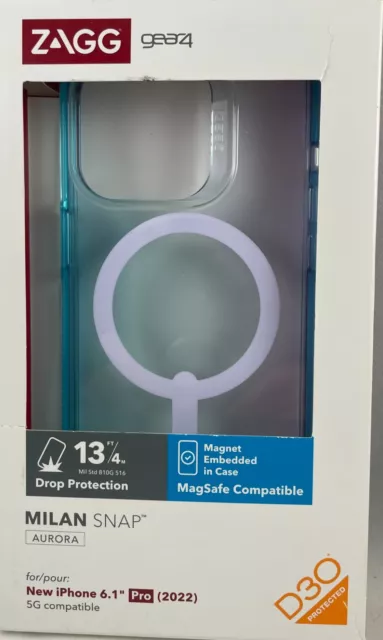 ZAGG Piccadilly Snap Case For iPhone 14 Pro - Aurora Ombre (MagSafe)