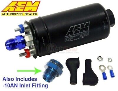 AEM Originale AEM 50-1005 380LPH Alta Portata Alta Pressione Efi Carburante Pompa 