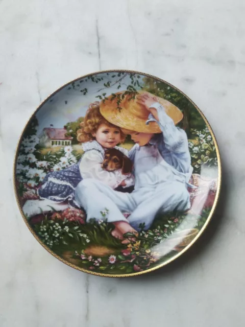 edwin m. knowles china co. vintage plate