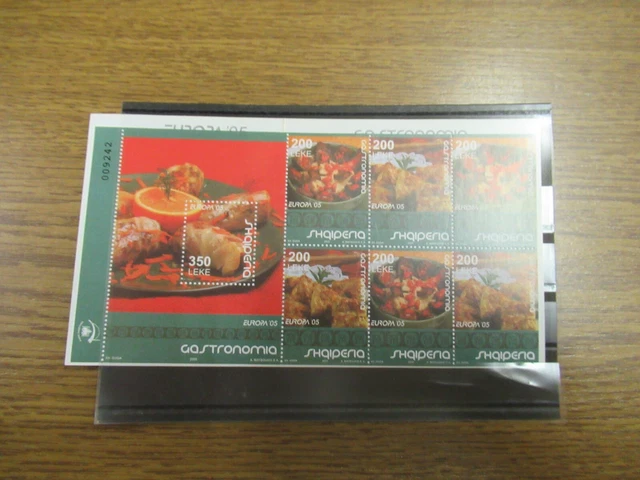 M336 MARKENHEFTCHEN BOOKLETS EUROPA CEPT ALBANIEN ALBANIA MH 2005 xx