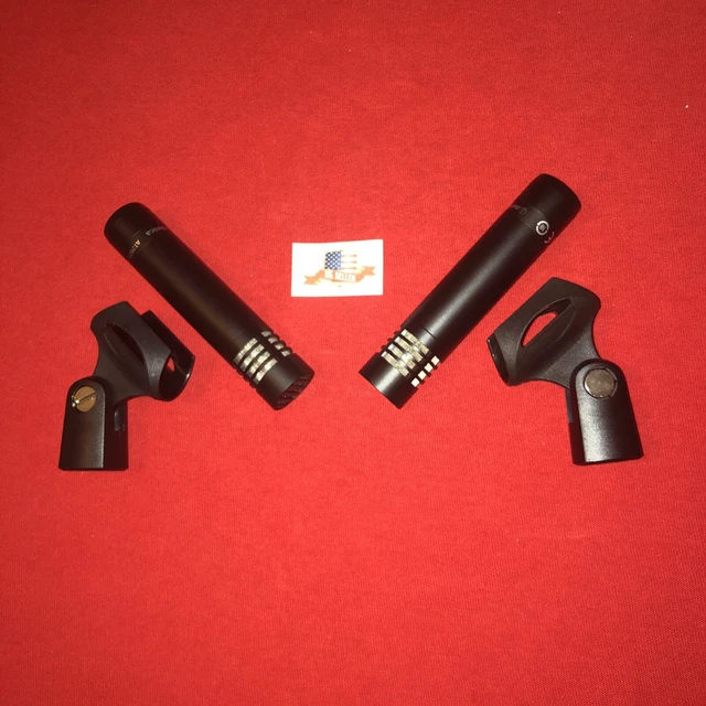 2 Condenser Mic Audio-Technica AT2021 Stereo Pair Drum Cymbal Overheads Set Kit