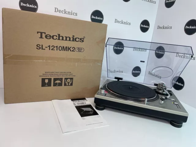 Technics SL-1200MK2 Turntable - Boxed - Serviced - 5 Year Warranty- SL-1210mk2.