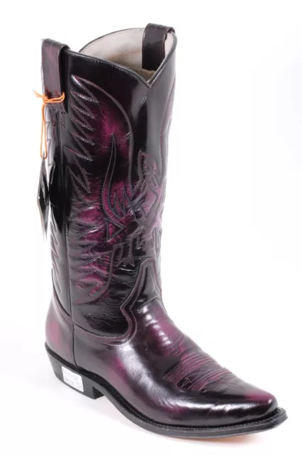 14 Westernstiefel Cowboystiefel Line Dance Catalan Style Texas Leder Buffalo 36