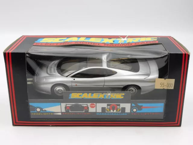 Scalextric Jaguar XJ220 slot car C257 Con Luces 1:32 MIB Hornby Scx