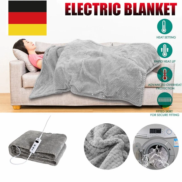 Coperta riscaldante XL coperta morbida Beurer coperta termica Cosy Microfleece 130x180 cm EU Plug
