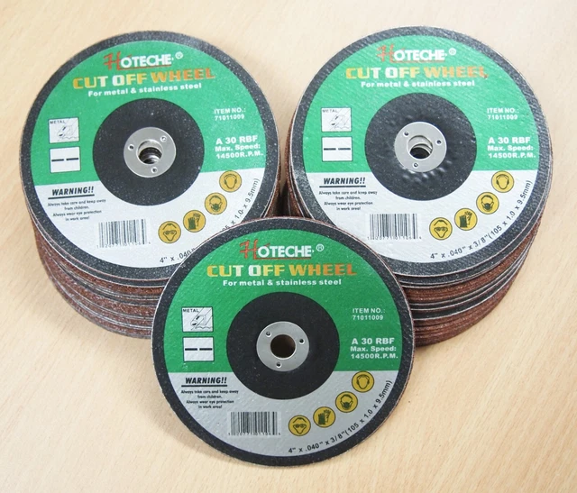 Lot of (50) 4" x .040" x 3/8" Cut-Off Wheel Cut Metal & Stainless Steel