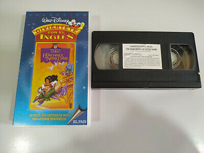 THE HUNCHBACK OF Notre Dame Walt Disney VHS v. O.English con Subtitles ...