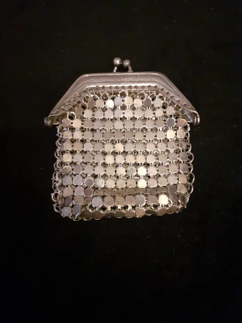 Porte-monnaie « Aumônière » Art Nouveau en Maille d’Argent - Catawiki