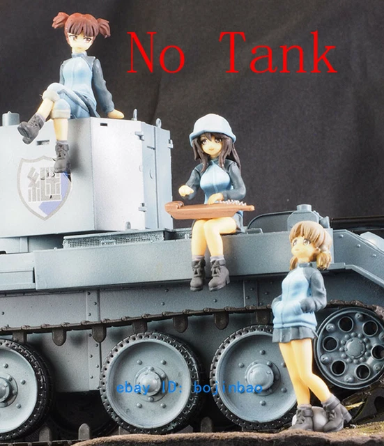 1/35 SCALE MODERN Anime Girl Unpainted Resin Figure Model Kits No Tank