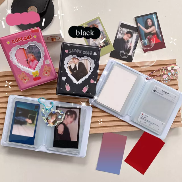 40 bolsas para tarjetas mini álbum de fotos Star tarjeta de fotos carpeta soporte para foto de 3 pulgadas @