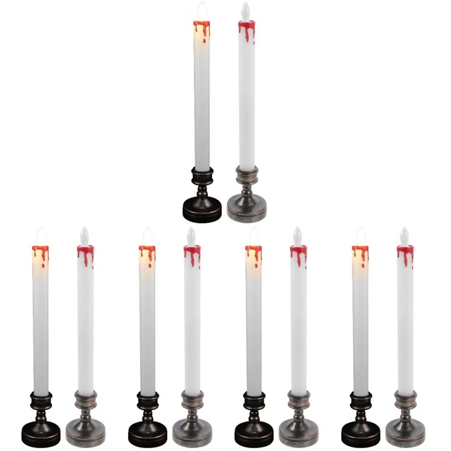 10 pz decorazioni candele a batteria per tavolo casa