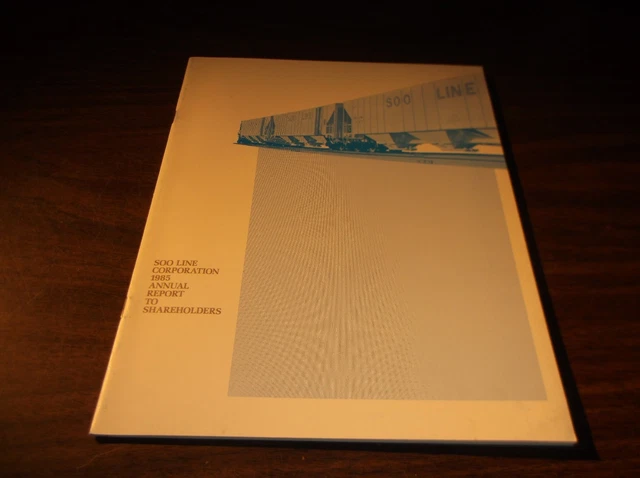 1985 Soo Line Railroad Company Annual Report