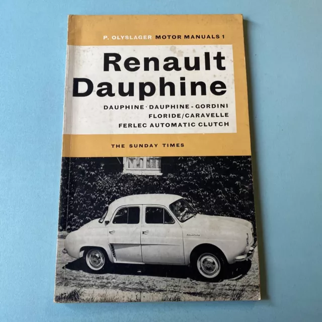 Renault Dauphine P. Olyslager  Gordini Floride/Caravelle Ferlec Clutch - 1961 PB