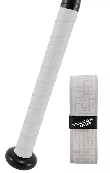 Vulcan Advanced Polymer Bat Grips - Light 1.00 Mm - White