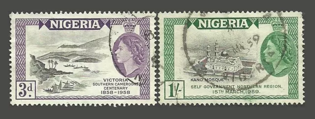 Nigeria Stamps 1959 Self Government by the Northern Region - G/VG - Used