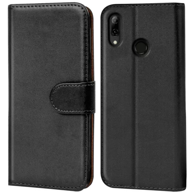 Schutz Hülle Für Huawei Y7 2019 Handy Klapp Schutz Tasche Book Slim Flip Case