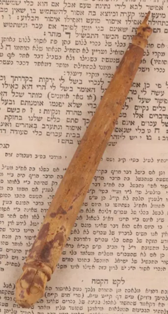 ANTIQUE Ritual item Pointer for TORAH Old Yad Jad JUDAISM JUDAICA Jewish Pre WW2