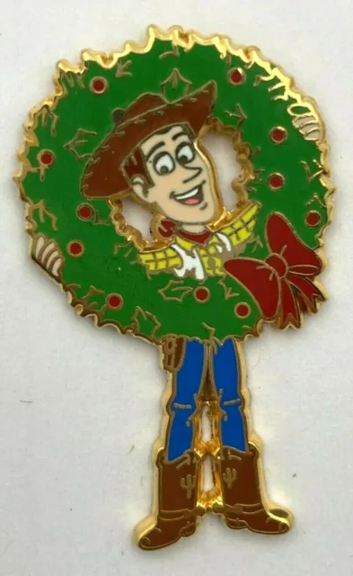 A Disney - Pixar Holiday WOODY Mystery Pin LE 1000 Disneyland 2007 6 of 9