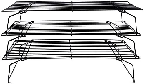 Cooling Rack 3-Tier Stainless Steel Stackable Baking Cooking Cooling Racks fo...