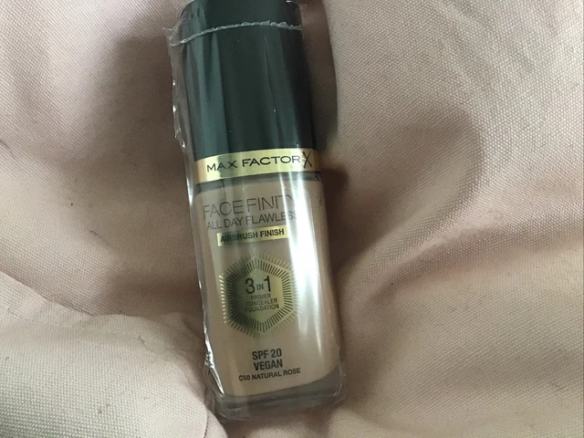 MAX FACTOR FACE FINITY FOUNDATION 3in 1 aerografo di tendenza 13,99 Nat Rose