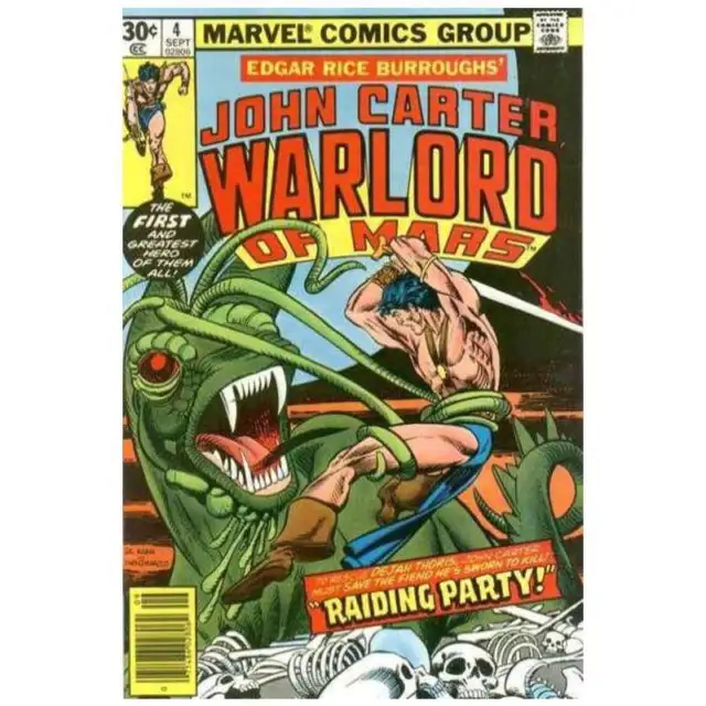 John Carter: Warlord of Mars (1977 series) #4 in VF + cond. Marvel comics [k`