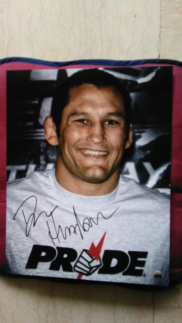 Photo Vintage UFC Signée Enson Inoue 35,5x28 Cm - Avec Certificat D'authenticité - Neuf