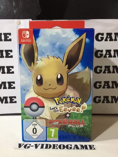 Pokemon Let's Go Eevee!+ Pokeball Plus, Nintendo Switch Nuovo