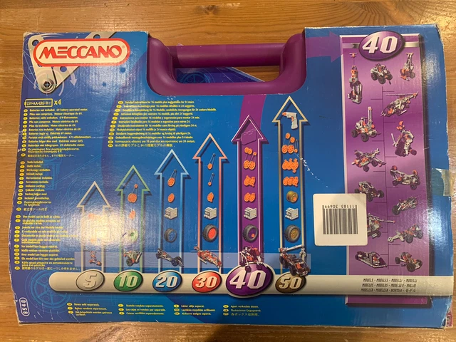 Affiche Ancienne Meccano 60x45 Cm - Système Créatif, Pub Vintage Originale