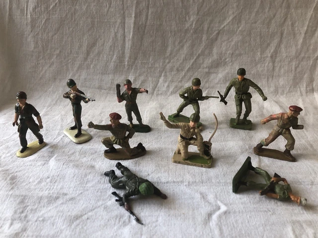 LOT 8 SOLDATS STARLUX LÉGIONNAIRES AMERICAINS DEFILES VINTAGE