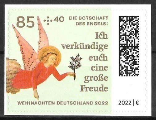 Bund Mi.Nr. 3729** (2022) postfrisch (skl. aus FB)/Botschaft des Engels
