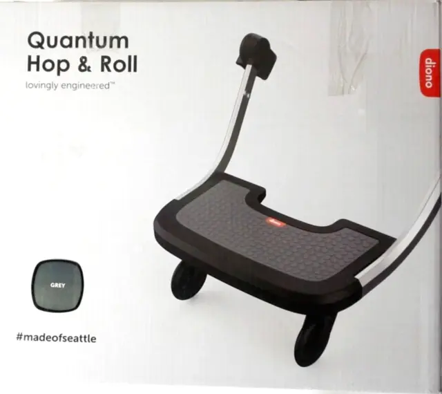 Diono Quantum Hop and Roll Buggy Board for Stollers Grey