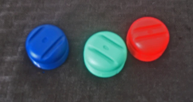 Juego de cartuchos de cuchillas rojo azul verde con sistema de corte personalizado Creative Memories