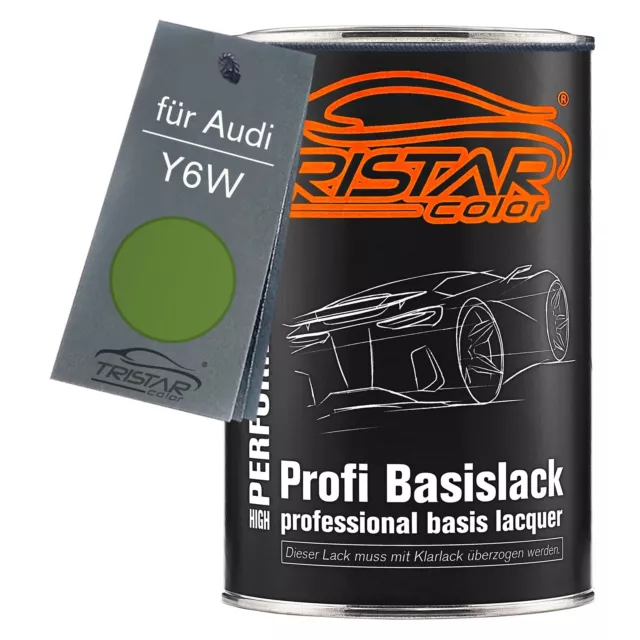 Autolack Dose spritzfertig für Audi Y6W Javagrün Metallic Basislack 1,0L