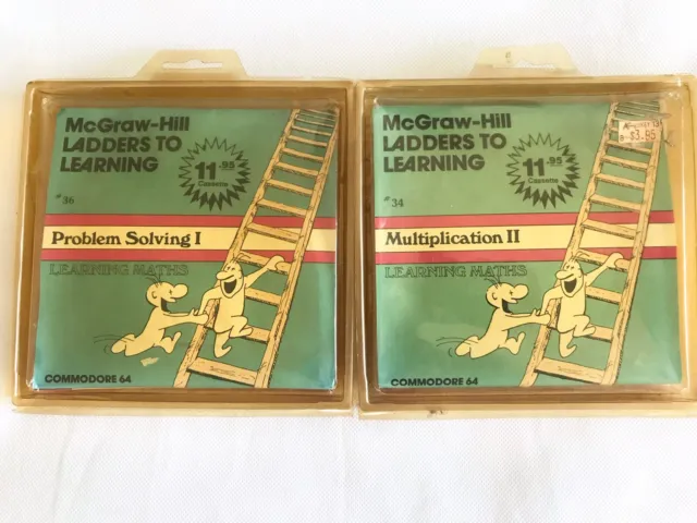 Commodore 64 McGraw Hill Tapes - Untested
