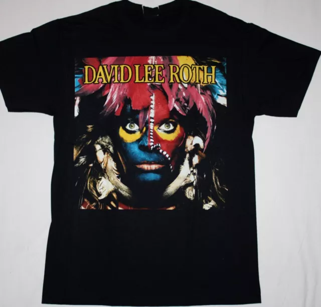 David Lee Roth World Tour Hard Rock Van Halen New Black T-Shirt