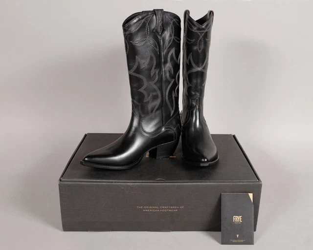 Frye shane hotsell embroidered tall
