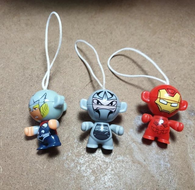 KINDER EGG SURPRISE. Twistheads Figure Toys. Thor Shredder and Iron Man toys. 6.99 PicClick UK